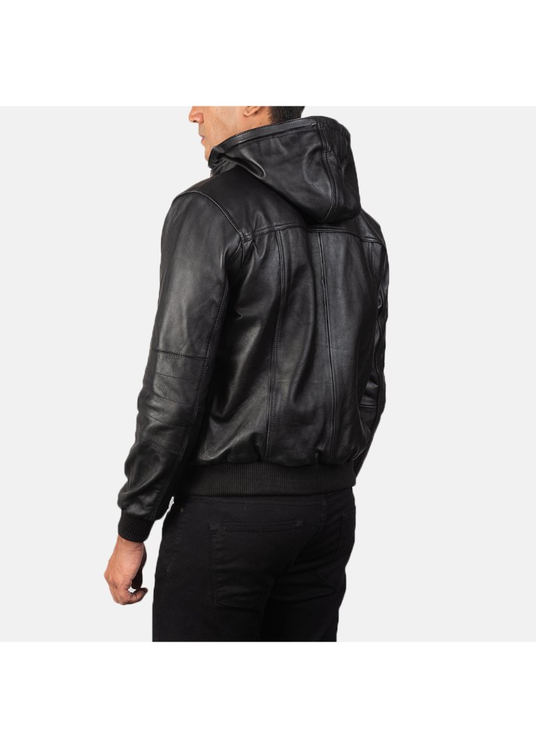 Bomber Black Leather Jacket 2 Men's+Bouncer+Biz+Black+Leather+Bomber+Jacket5865-8-1568466336850