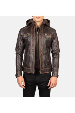 Men's+Hector+Vintage+Brown+Hooded+Leather+Biker+Jacket+Open+Front-4-1634133098981