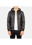 Men's+Nintenzo+Brown+Hooded+Leather+Jacket+Open+Front-4-1634137984915