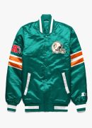 Miami Dolphins Exclusive Green Satin Jacket