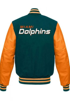 Miami Dolphins Letterman Jacket