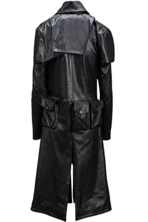 Men’s Black Leather NCR Ranger Coat
