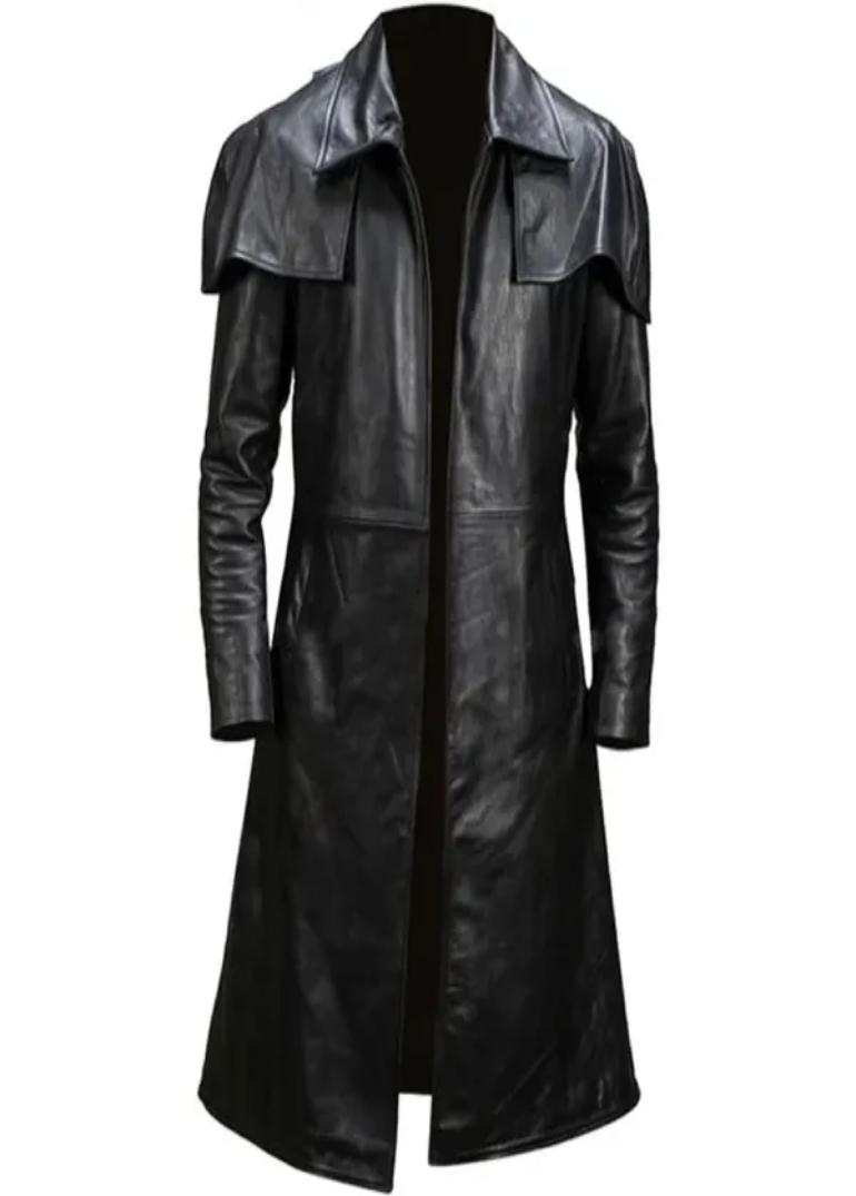 Men’s Black Leather NCR Ranger Coat 1 NCR-Ranger-Coat