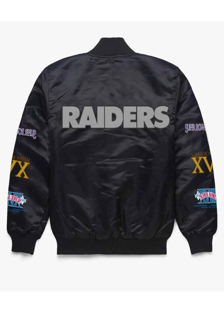 Las Vegas Raiders NFL Champions Black Satin Jacket 2 Nfl-Las-Vegas-Raiders-Black-Satin-Jacketss