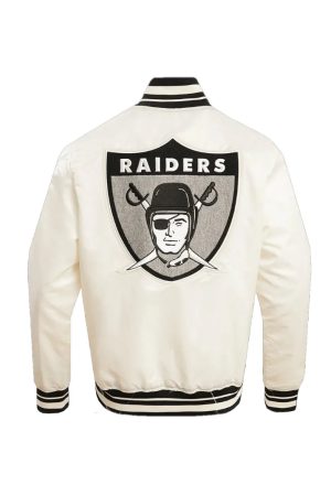 Oakland Raiders Retro Classic Rib Jacket