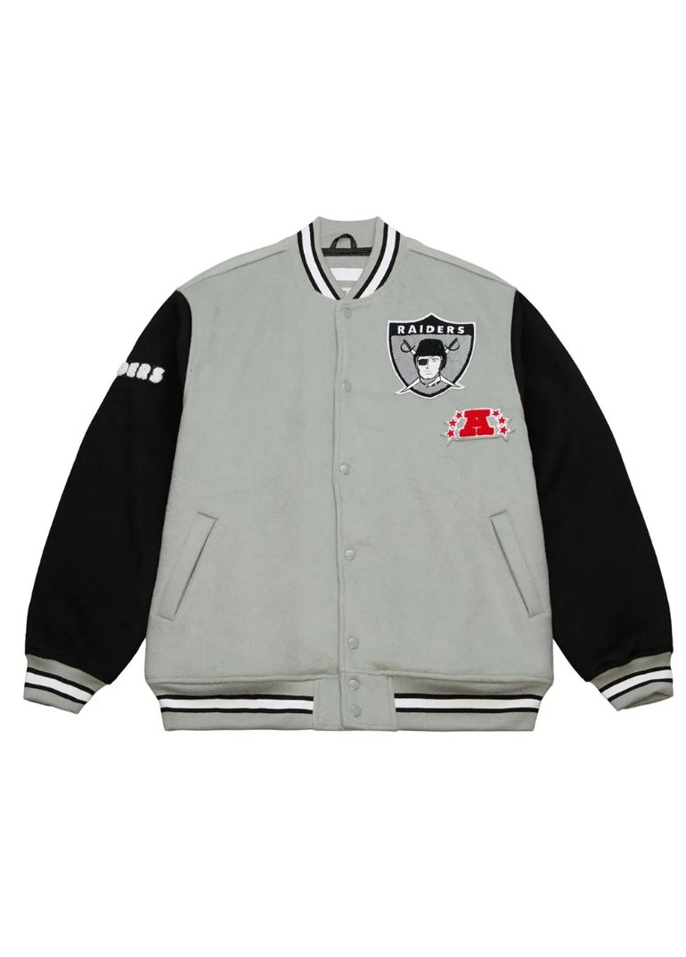 Oakland Raiders Team Legacy Varsity Jacket 1 Oakland-Raiders-Team-Legacy-Varsity-Jacket-1