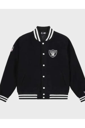 Oakland-Raiders-Varsity-Black-Wool-Jacket