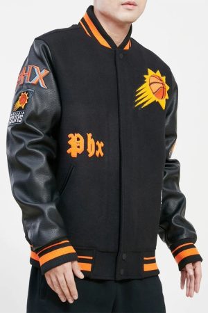 Phoenix Suns Old English Logo Varsity Jacket