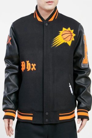 Phoenix Suns Old English Logo Varsity Jacket