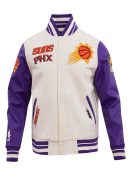 Phoenix Suns Retro Classic Rib Wool Varsity Jacket