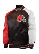 The Reliever Cleveland Browns Satin Jacket