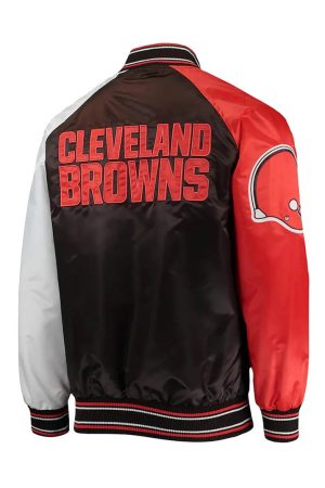 The Reliever Cleveland Browns Satin Jacket