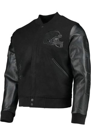 Cleveland Browns Varsity Black Jacket