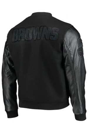 Cleveland Browns Varsity Black Jacket