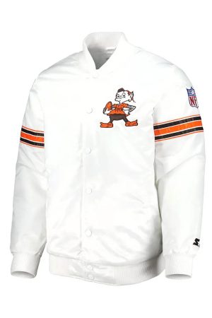 Cleveland Browns The Power Forward Satin Jacket