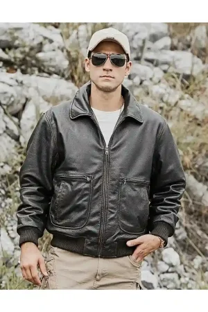 aviator-a2-mens-black-leather-jacket