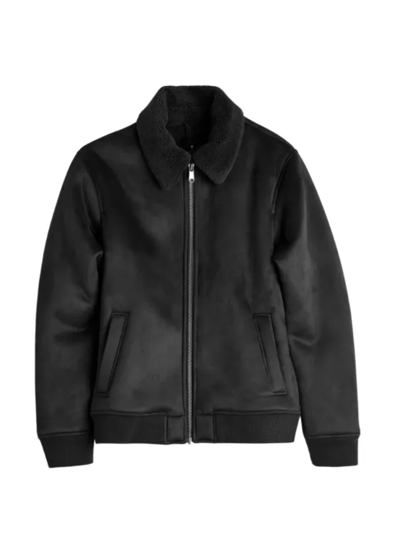 Bomber Black Suede Jacket Mens 1 black-suede-bomber-jacket-for-mens
