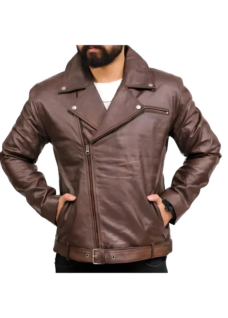 Brown Leather Moto Jacket 1 brown-leather-mens-moto-jacket