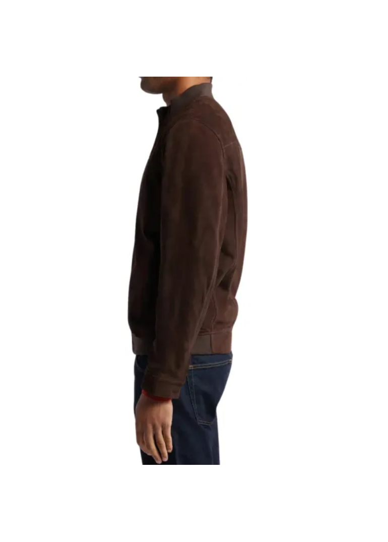 Dark Brown Suede Bomber Jacket Mens 3 dark-brown-suede-bomber-jacket
