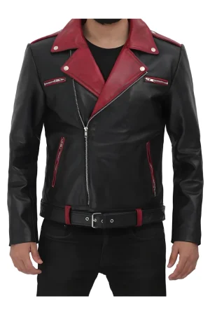 mens-black-and-red-leather-jacket