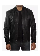 mens-letterman-black-leather-bomber-jacket
