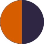 orange and purple