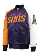 Tricolor Remix Phoenix Suns Purple Orange and White Jacket