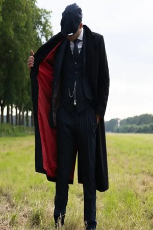 Thomas Shelby Gangster Classic 1920’s Black Coat Mens