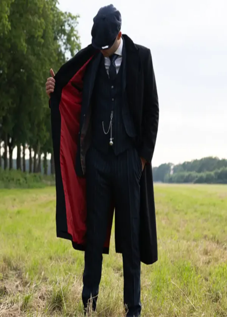 Thomas Shelby Gangster Classic 1920’s Black Coat Mens 2 thomas-shelby-1920s-gangster-classic-black-coat-for-men-1