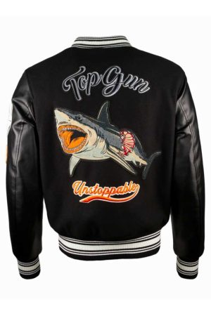 Top Gun Shark Varsity Jacket