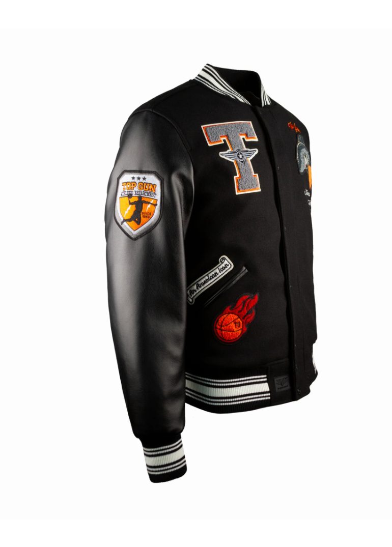 Top Gun Shark Varsity Jacket 4 topgun-men-TGJ2431-BLACK-R-wool-varsity-bomber