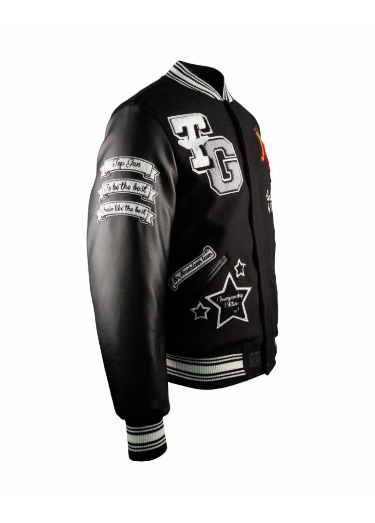 Top Gun The New Goat Varsity Jacket 3 topgun-men-TGJ2449-BLA-L-wool-varsity-bomber