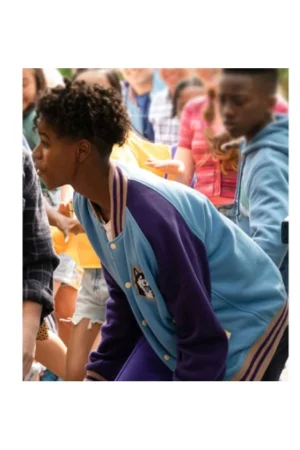 13 The Musical JD McCrary Blue Varsity Jacket
