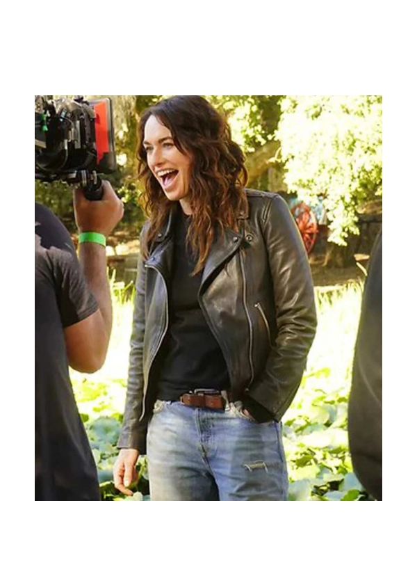 9 Bullets Lena Headey Black Biker Leather Jacket 2 9 Bullets Lena Headey Black Biker Leather Jacket
