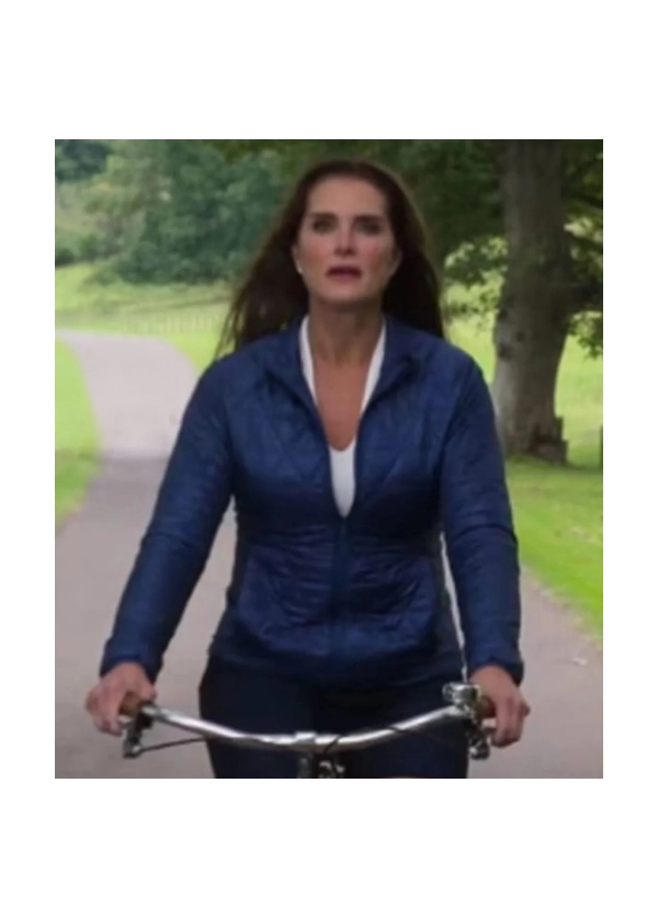A Castle for Christmas Brooke Shields Diamond Quilted Jacket 2 A Castle for Christmas Brooke Shields Diamond Quilted Jacket