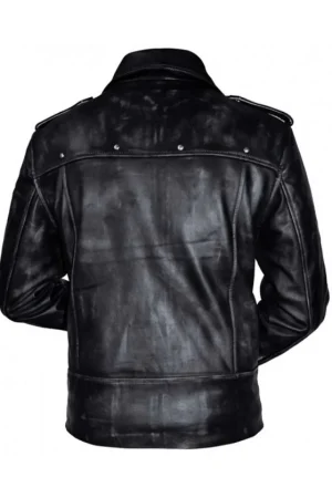 A Long Way Down Aaron Paul Biker Leather Jacket