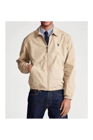 Adam Sandler Hustle Beige Cotton Jacket