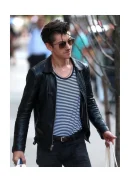 Alex Turners Mens Black Leather Jacket