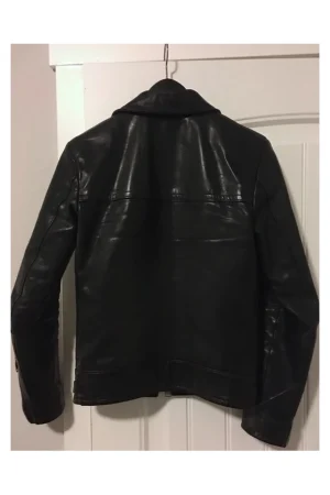 Alex Turners Mens Black Leather Jacket