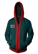 Into The Spider Verse Miles Morales Jacket with Red Hoodie