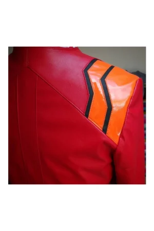 Misato Katsuragi Evangelion Red Leather Jacket