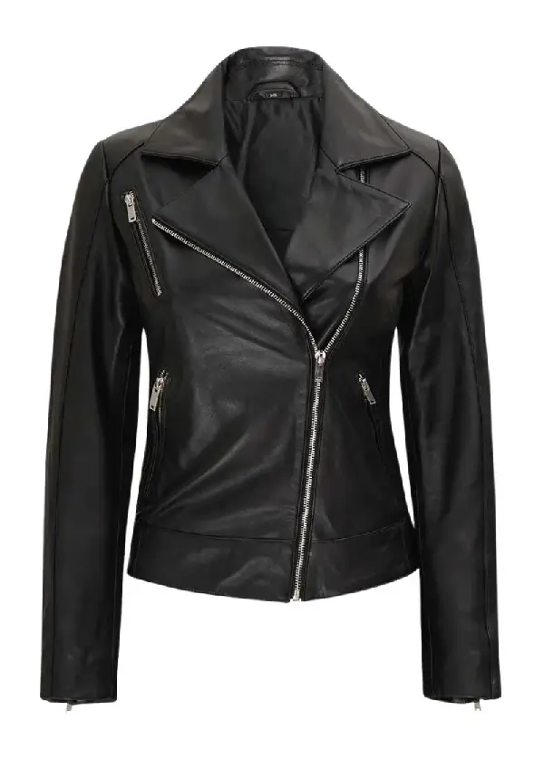 Asymmetrical Black Moto Leather Jacket Womens 1 Asymmetrical Black Moto Leather Jacket Womens