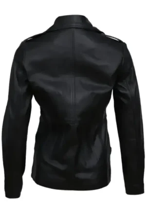 Real Sheep Trendy Leather Jacket Black