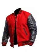 Red And Black Varsity Letterman Jacket