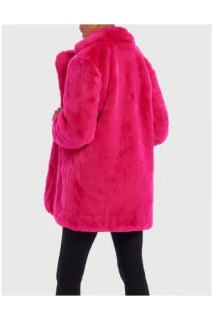 Taylor Swift You Need To Calm Down Pink Fur Coat Jacket