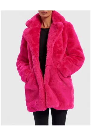Taylor Swift You Need To Calm Down Pink Fur Coat Jacket