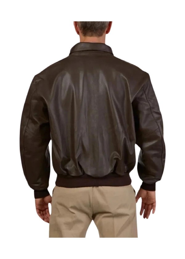 A2 Aviator Cockpit Brown Bomber Leather Jacket Mens 3 A2 Aviator Cockpit Brown Bomber Leather Jacket Mens