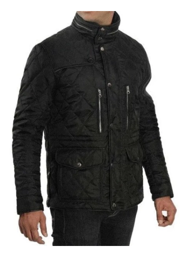 Black Lightweight Puffer Jacket Men’s 3 Black Lightweight Puffer Jacket Men’s - Image 3