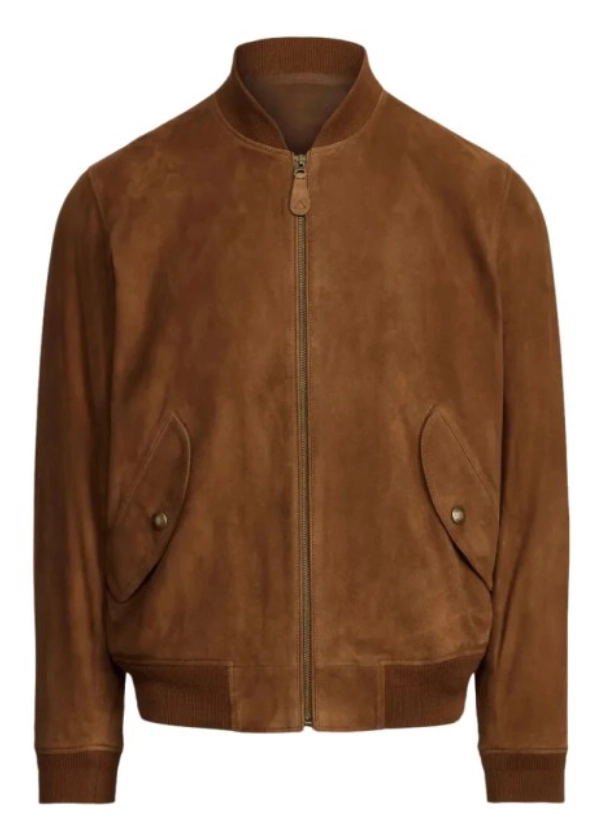 Bomber Brown Suede Jacket Mens 2 Bomber Brown Suede Jacket Mens
