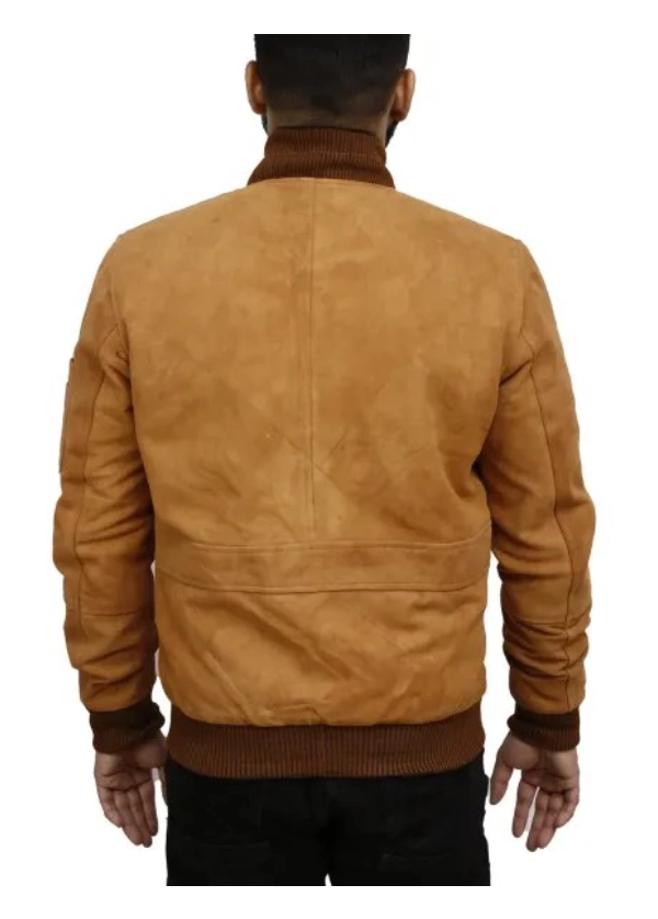 Brown Suede Bomber Jacket Mens 3 Brown Suede Bomber Jacket Mens